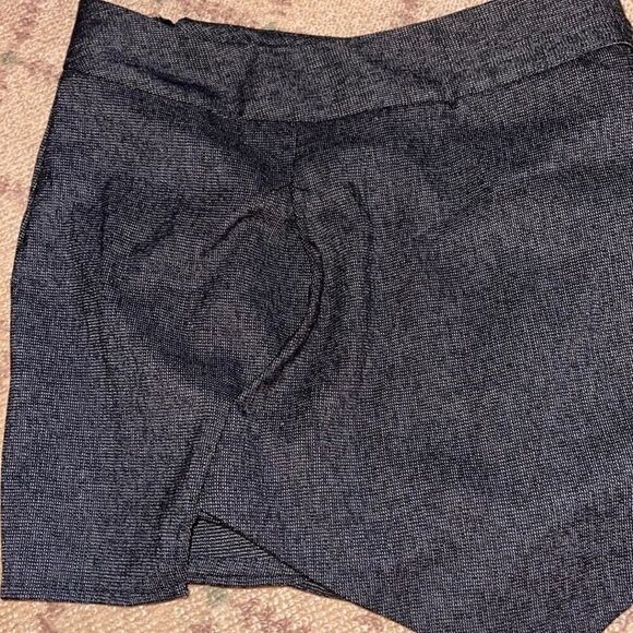 Aqua gray skort w crossover front NWOT S - Picture 2 of 8